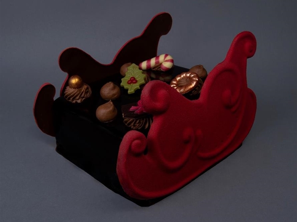 Kerstslee taart chocolade